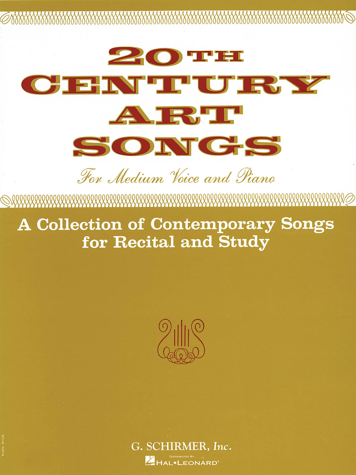 Twentieth Century Art Songs for Recital and Study: Medium Voice: Score
