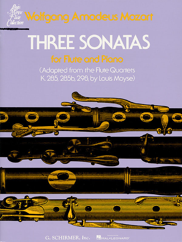 Wolfgang Amadeus Mozart: Three Sonatas: Flute: Instrumental Album