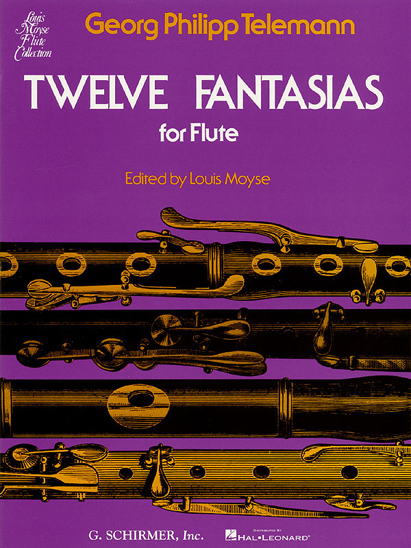 Georg Philipp Telemann: Twelve Fantasias: Flute: Instrumental Album