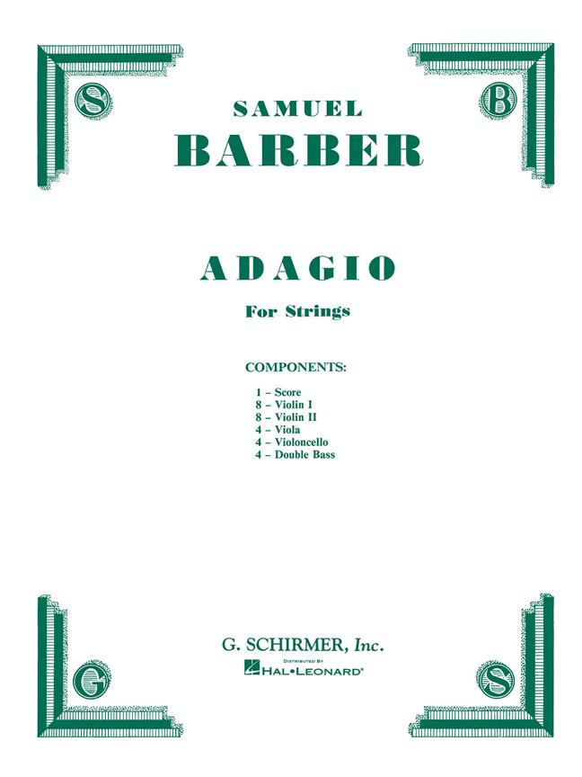 Samuel Barber: Adagio for Strings  Op. 11: Orchestra: Score