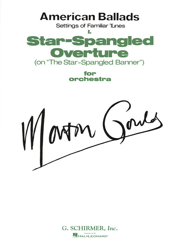 Morton Gould: I. Star-Spangled Overture: Orchestra: Score