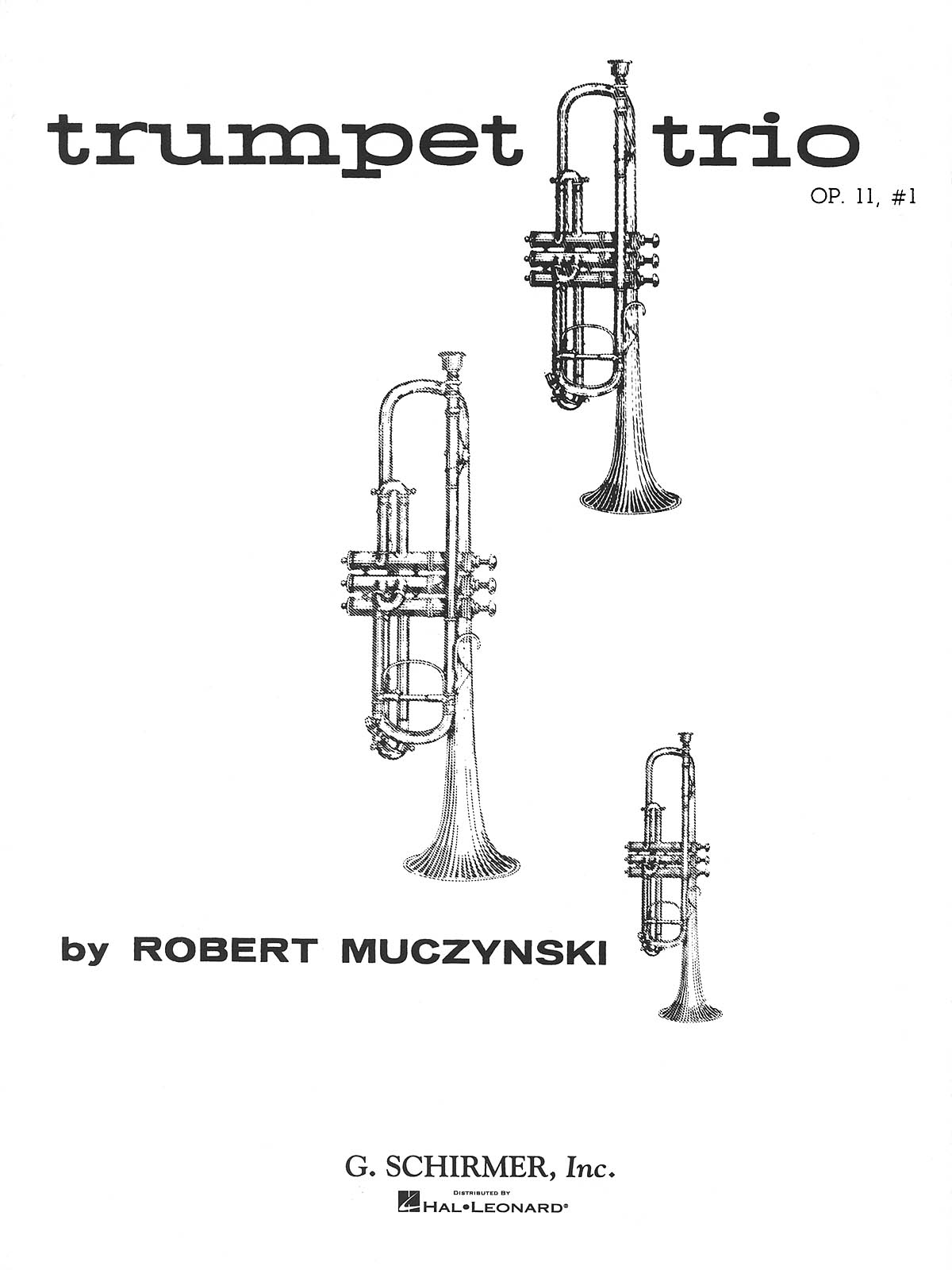 Robert Muczynski: Trumpet Trio  Op. 11  No. 1: Trumpet Ensemble: Score and Parts