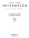 Samuel Barber: Intermezzo  Op. 32: Opera: Score