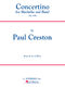 Paul Creston: Concertino for Marimba and Band  Op. 21b: Marimba: Score & Parts