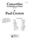Paul Creston: Concertino Marimba Op21b Score: Concert Band: Score