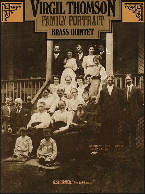 Virgil Thomson: Family Portrait: Brass Ensemble: Score and Parts
