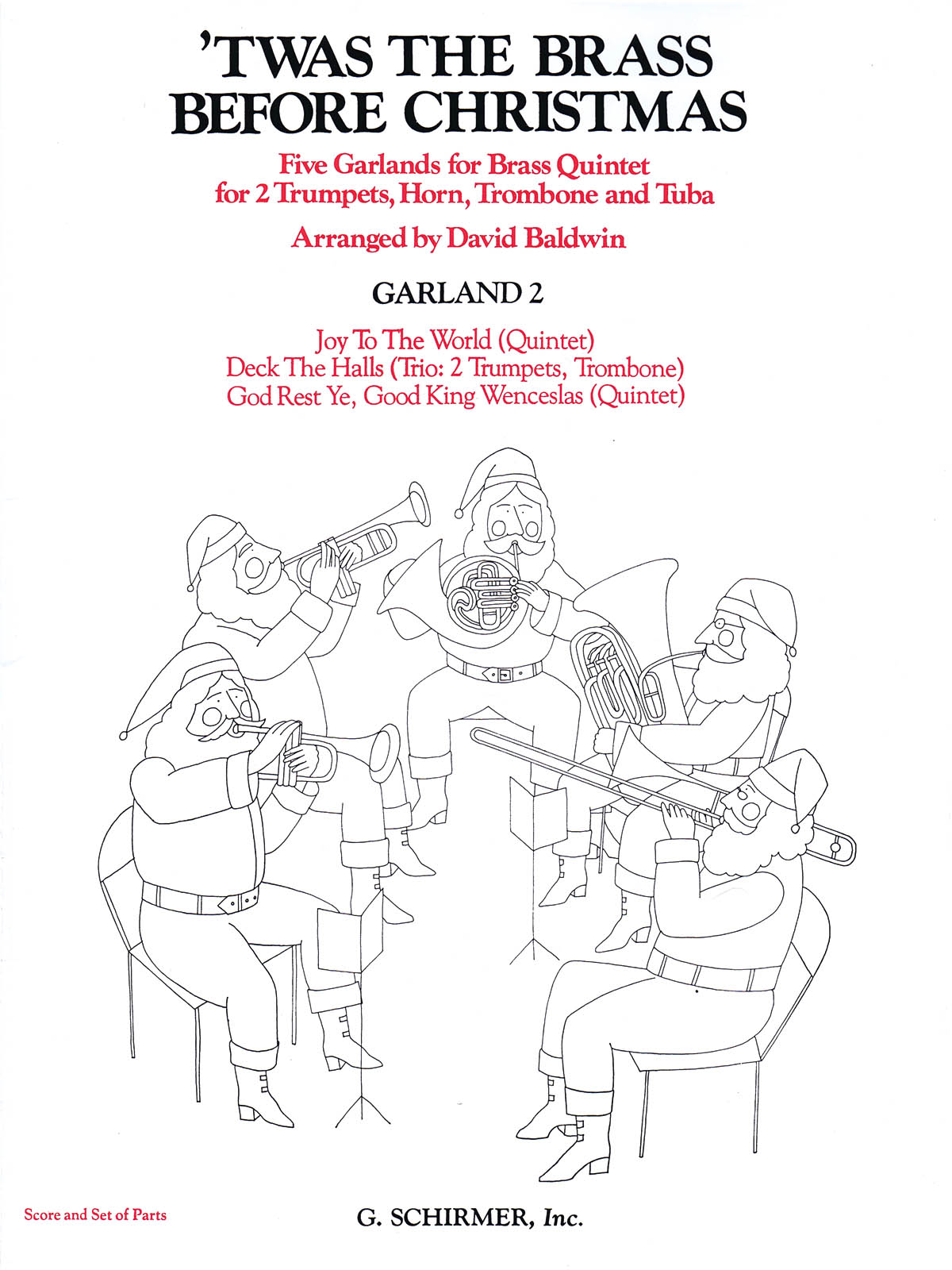 The Canadian Brass: Twas the Brass Before Christmas  3 Garlands: Brass Ensemble:
