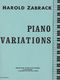 Harold Zabrack: PIANO VARIATIONS: Piano: Instrumental Album