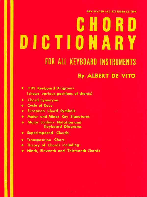 Albert De Vito: Chord Dictionary for Keyboard Instruments: Piano: Instrumental