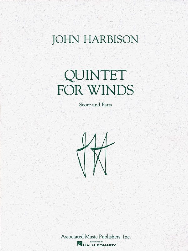 John Harbison: Quintet for Winds: Wind Ensemble: Score and Parts
