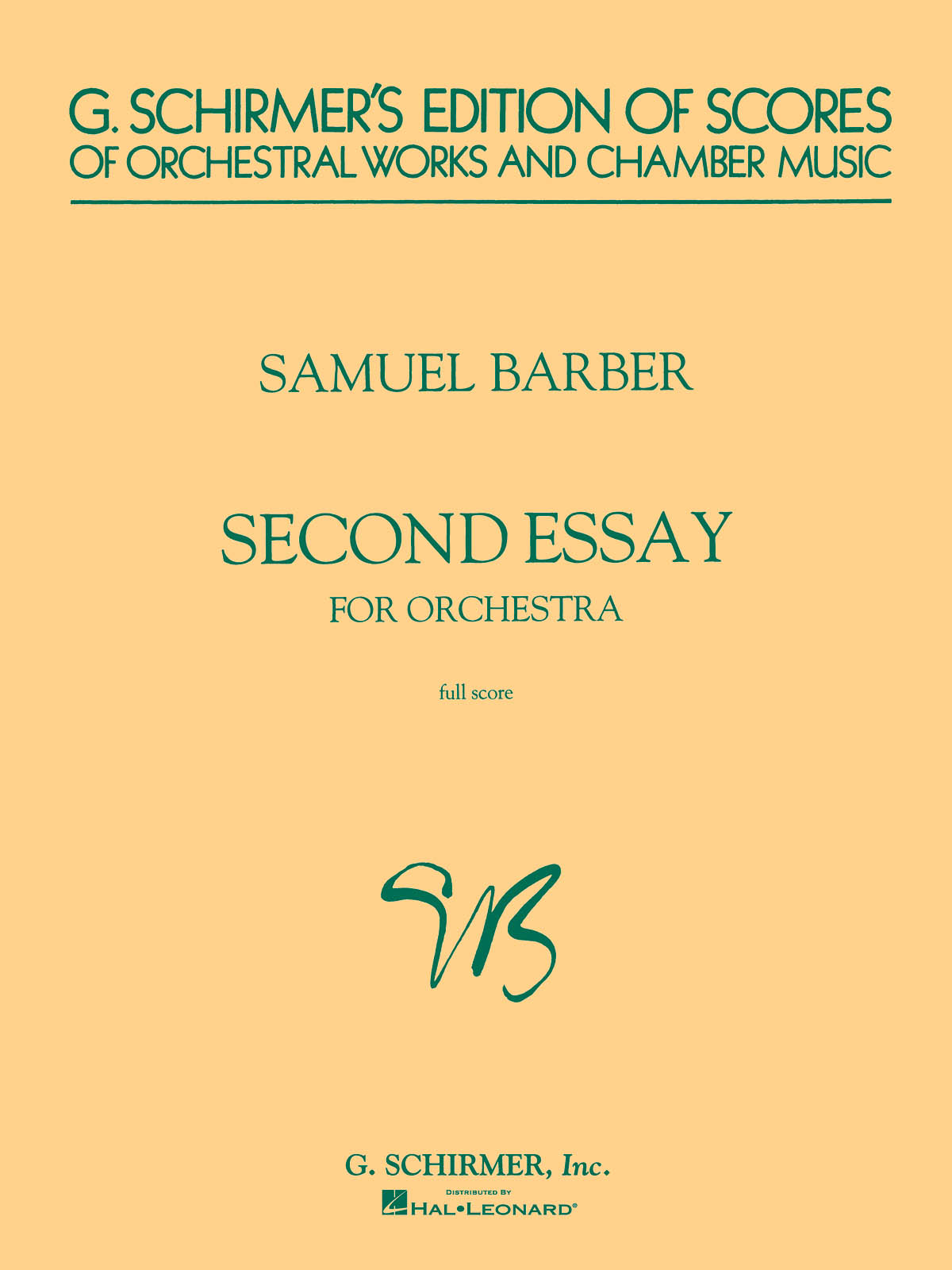 Samuel Barber: Second Essay for Orchestra: Orchestra: Score