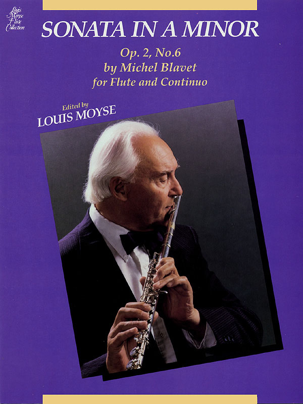 Michel Blavet: Sonata in A Minor  Op. 2  No. 6: Flute: Instrumental Work