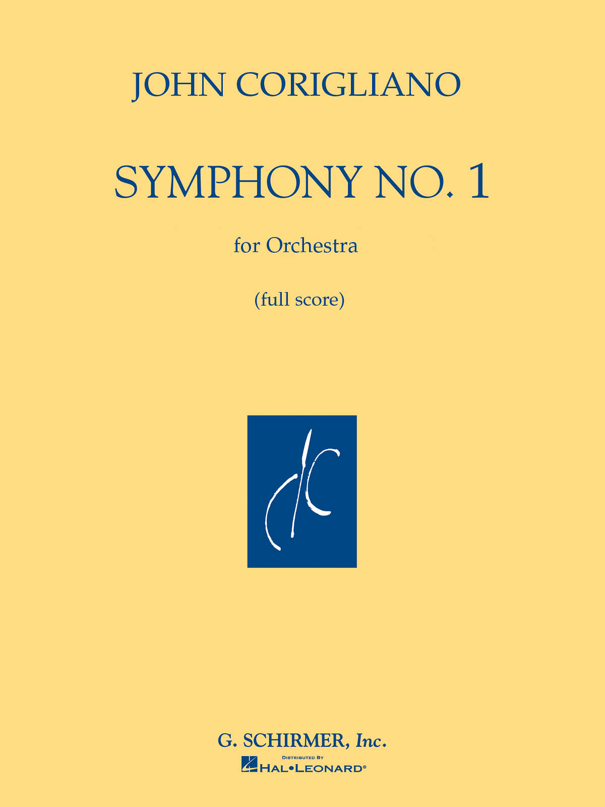 John Corigliano: Symphony No. 1: Orchestra: Score