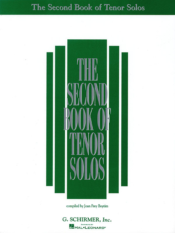 The Second Book of Tenor Solos: Tenor: Mixed Songbook
