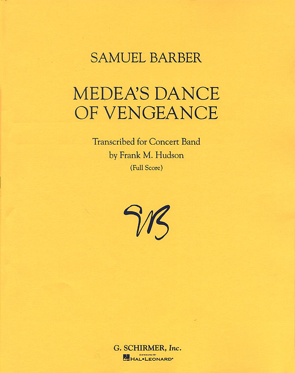 Samuel Barber: Medeas Dance of Vengeance  Op. 23a: Concert Band: Score