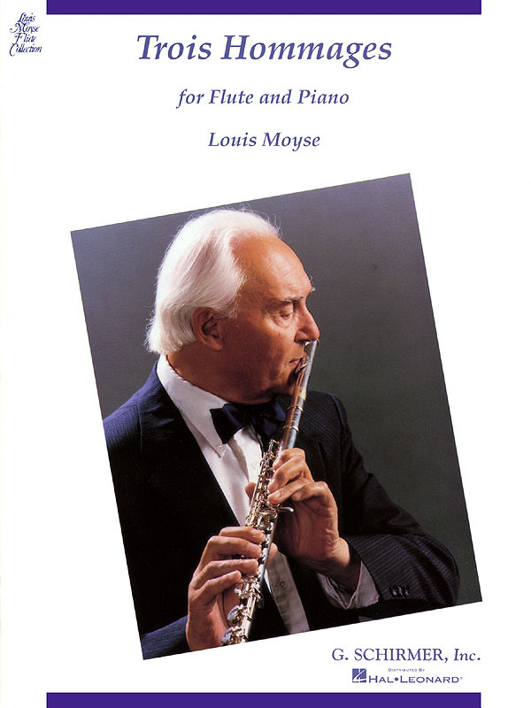 Louis Moyse: Trois Hommages: Flute & Piano: Instrumental Album