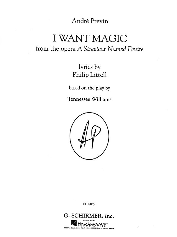 Andr Previn: I Want Magic: Mixed Songbook
