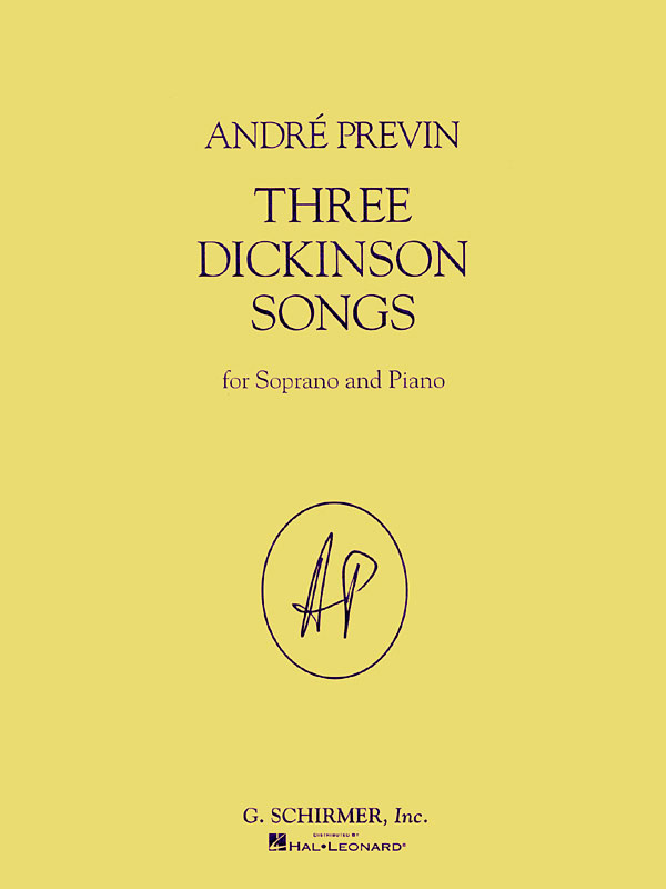 André Previn: Three Dickinson Songs: Soprano: Instrumental Work