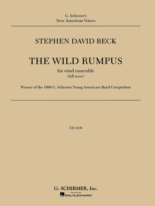 Stephen Beck: The Wild Rumpus: Concert Band: Score and Parts