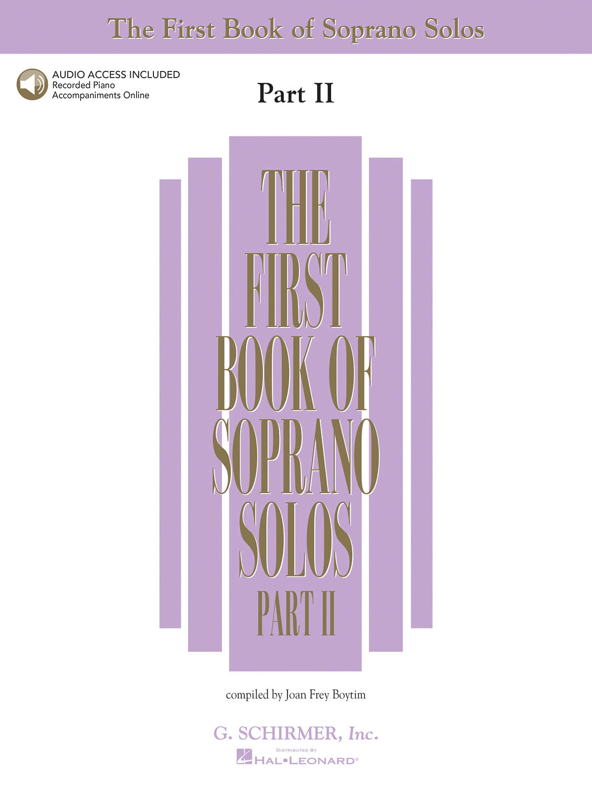 The First Book of Soprano Solos - Part II: Soprano: Vocal Album