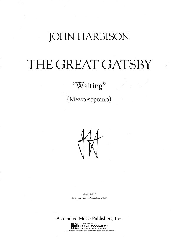 John Harbison: Waiting: Mezzo-Soprano: Vocal Album