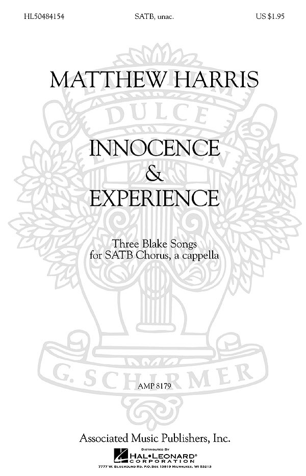 Matthew Harris: Matthew Harris - Innocence & Experience: SATB: Vocal Score