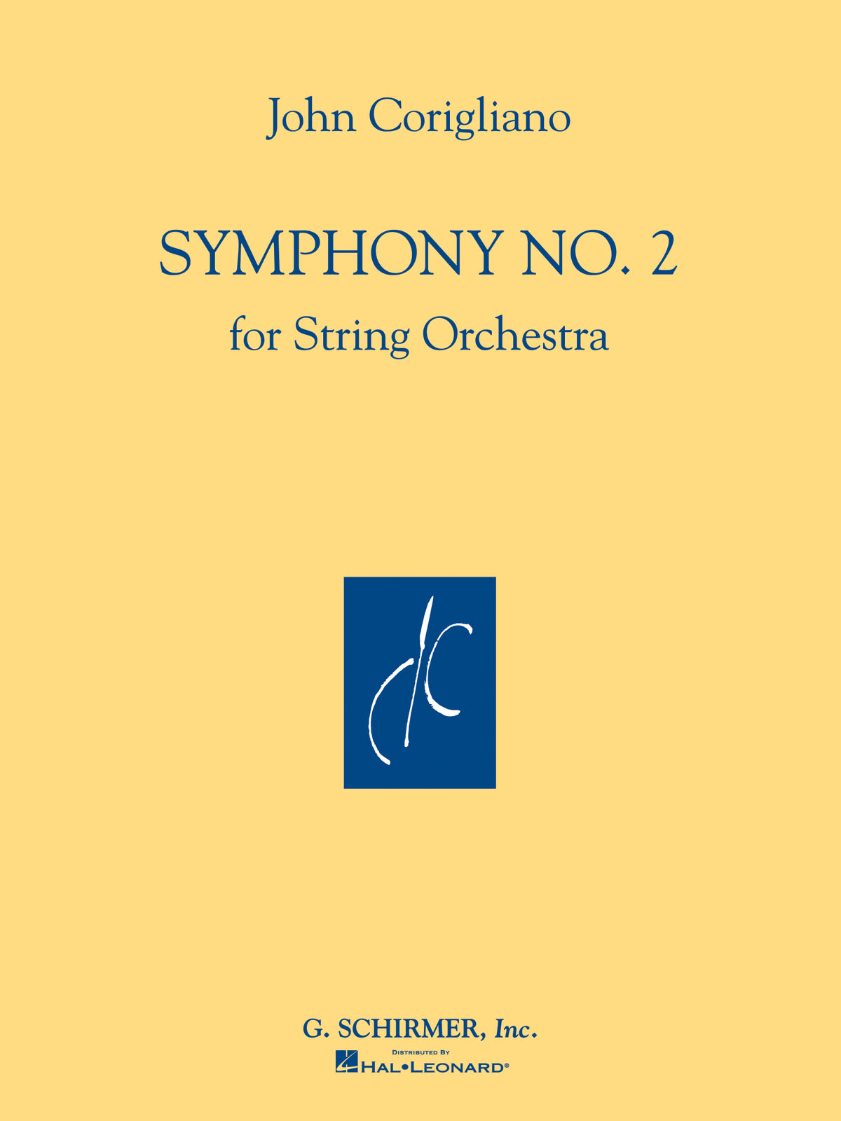 John Corigliano: Symphony No. 2: Orchestra: Study Score
