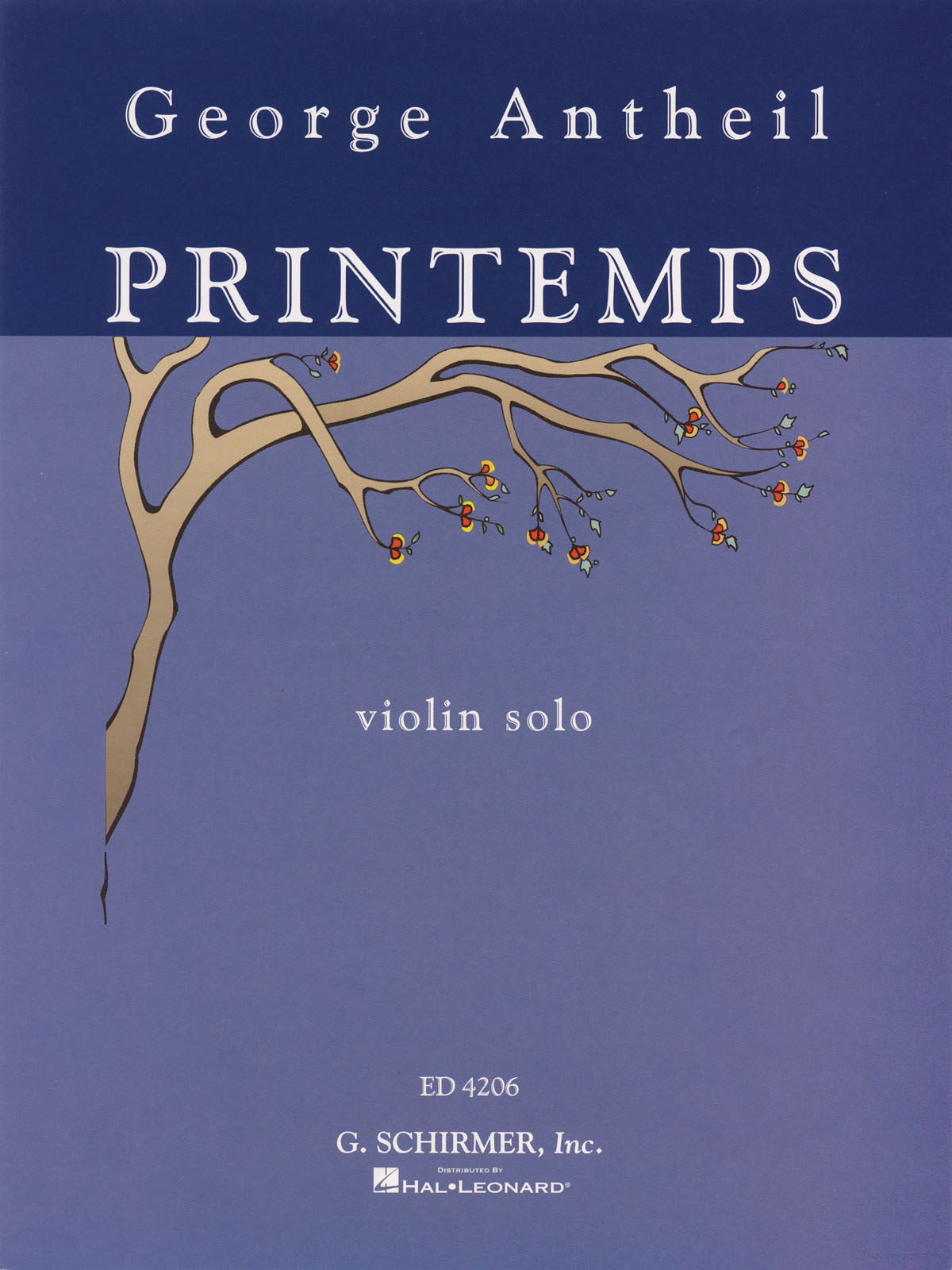 George Antheil: Printemps: Violin: Score