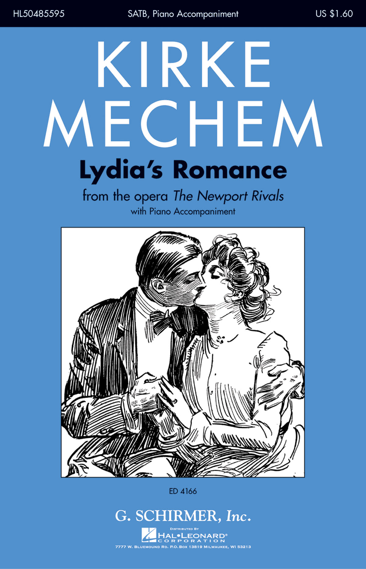 Kirke Mechem: Lydia's Romance: SATB: Vocal Score