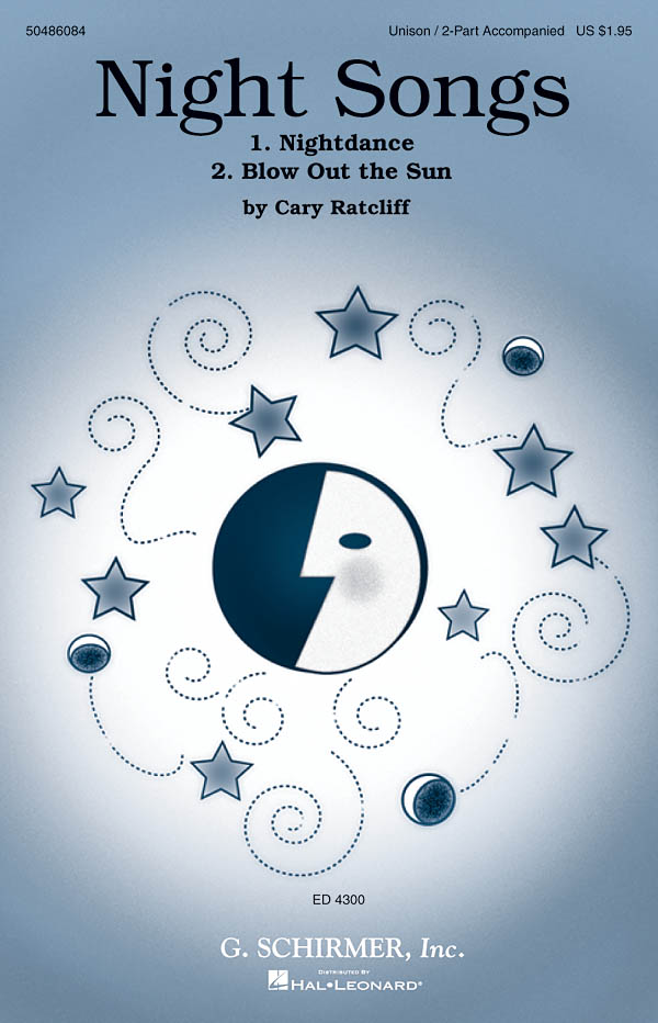 Cary Ratcliff: Night Songs: 2-Part Choir: Vocal Score
