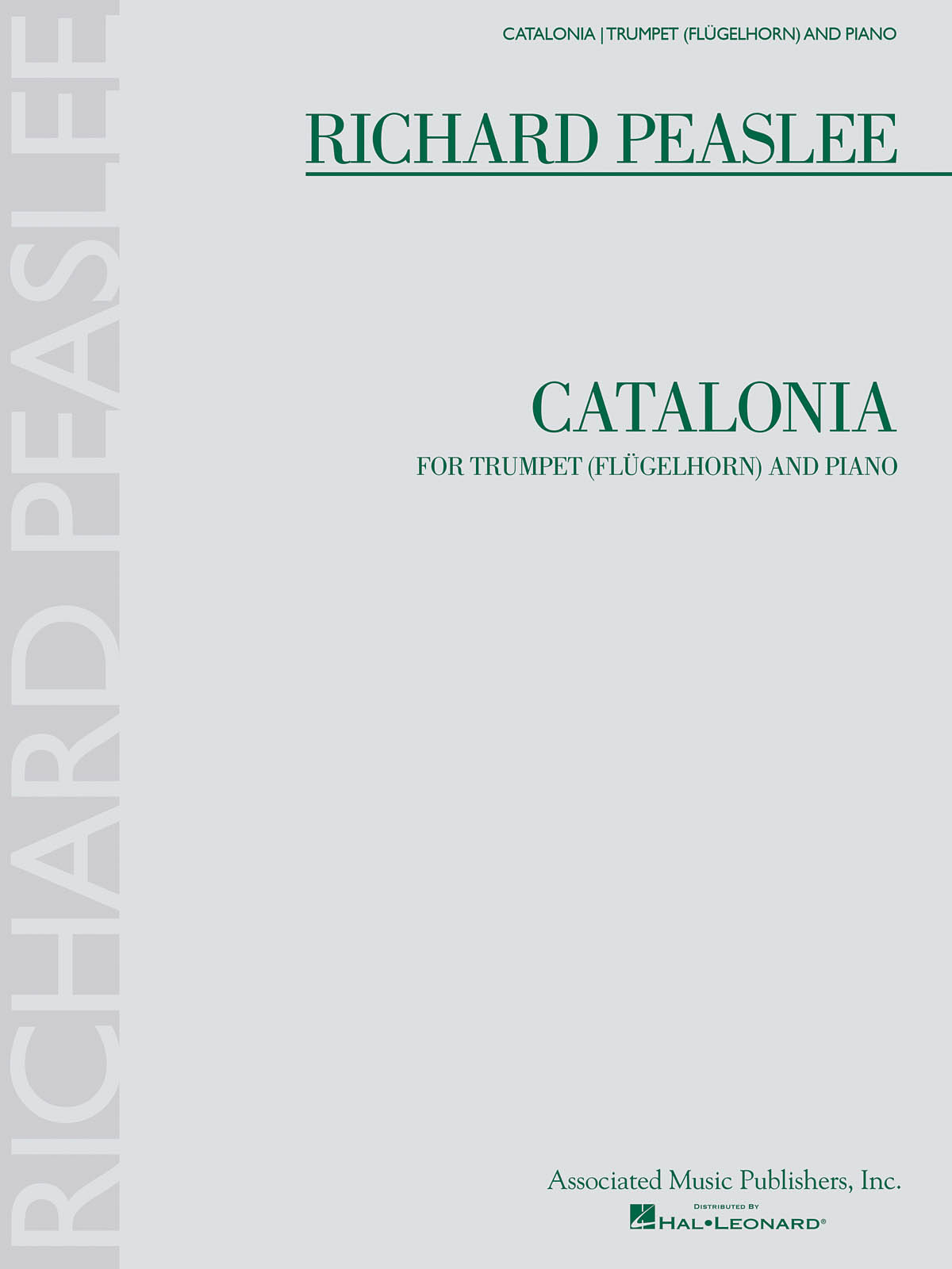 Richard Peaslee: Catalonia: Trumpet: Instrumental Work