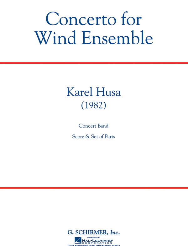 Karel Husa: Concerto for Wind Ensemble: Concert Band: Score and Parts