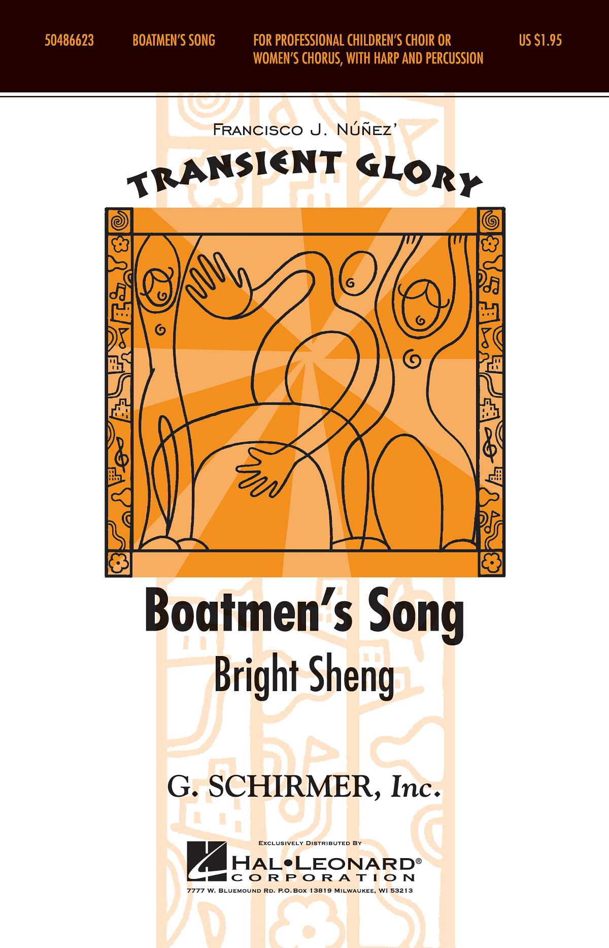 Bright Sheng: Boatmen's Song: SSAA: Vocal Score