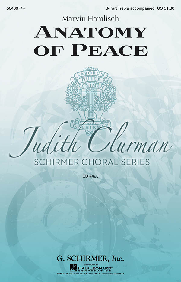 Marvin Hamlisch: Anatomy of Peace: Treble Voices: Vocal Score