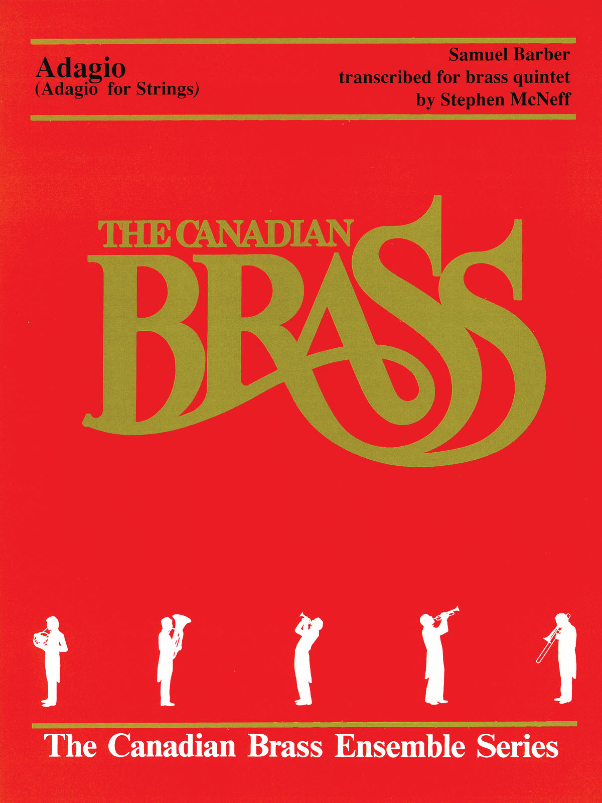 Samuel Barber: Adagio for Strings: Brass Ensemble: Score & Parts