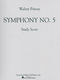 Walter Piston: Symphony No. 5: Orchestra: Study Score
