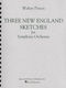 Walter Piston: Three New England Sketches: Orchestra: Study Score