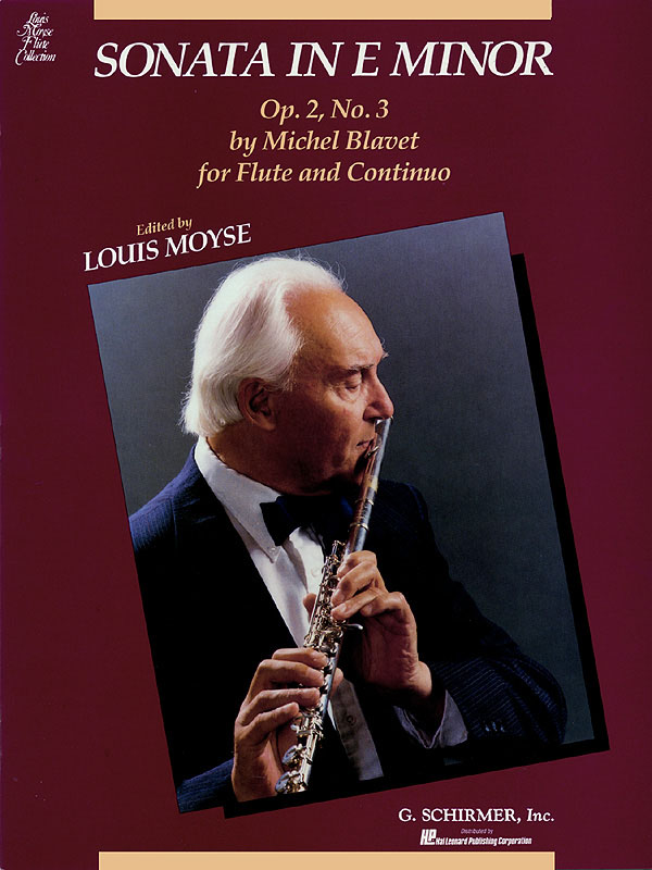 Michel Blavet: Sonata in E Minor  Op. 2  No. 3: Flute: Instrumental Work