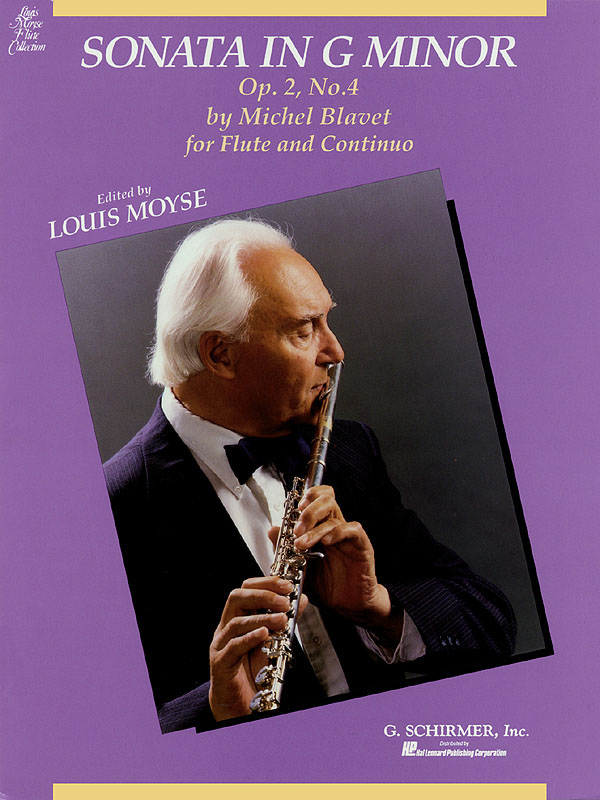 Michel Blavet: Sonata in G Minor  Op. 2  No. 4: Flute: Instrumental Work
