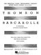 Virgil Thomson: Barcarolle (A Portrait of Georges Hugnet): Wind Ensemble: Score