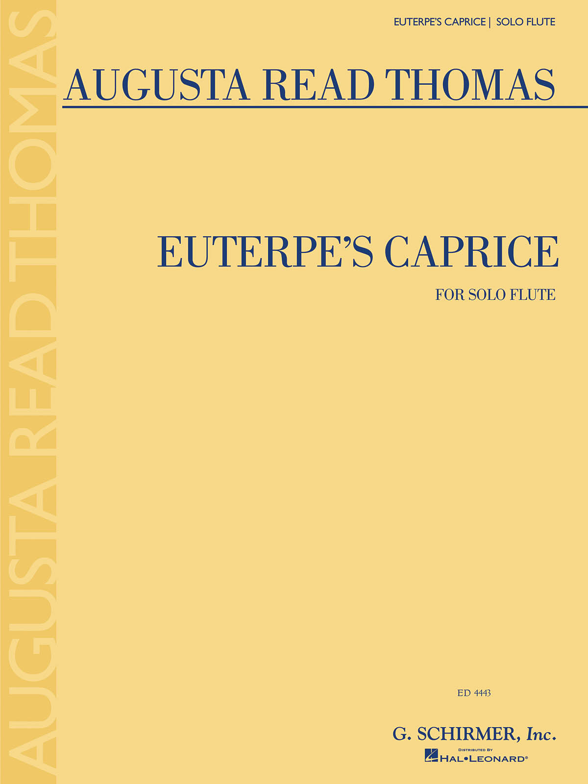 Augusta Read Thomas: Euterpe's Caprice: Flute: Instrumental Work