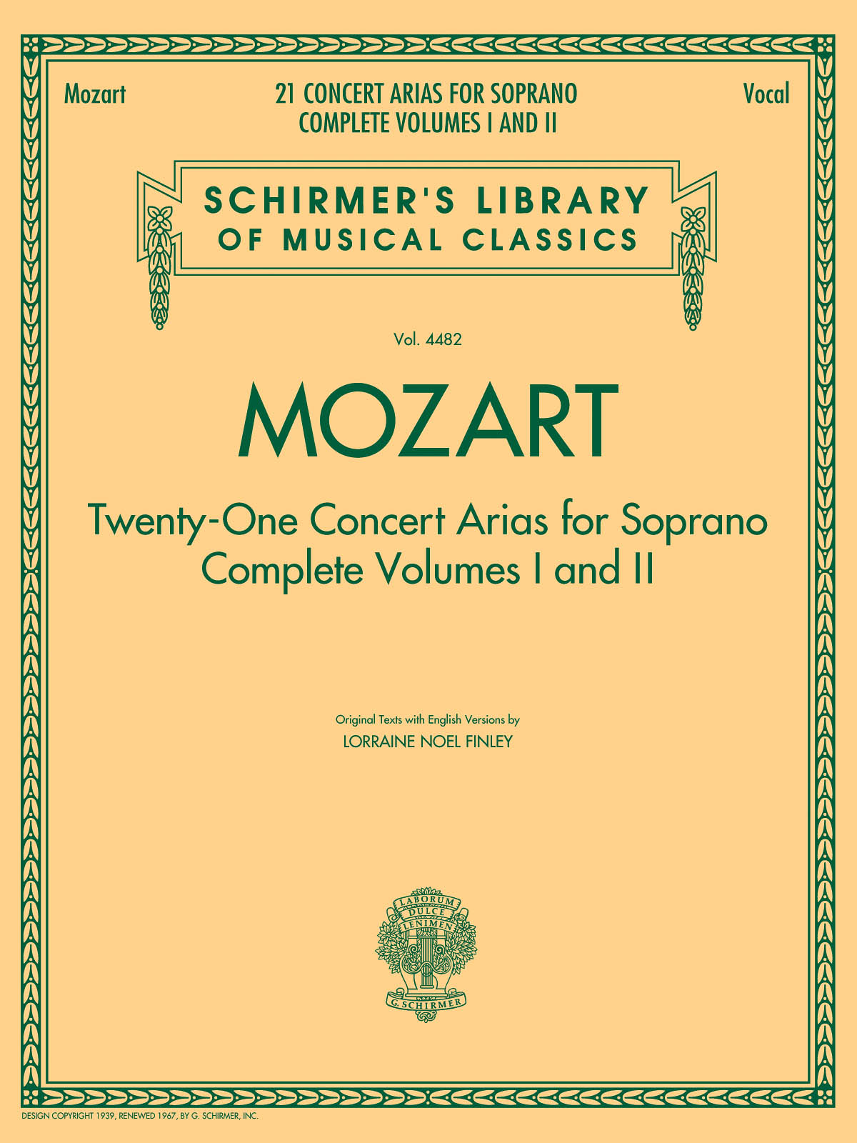 Wolfgang Amadeus Mozart: Mozart - 21 Concert Arias for Soprano: High Voice: