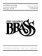 Johannes Brahms: Waltzes  Op. 39: Brass Ensemble: Part
