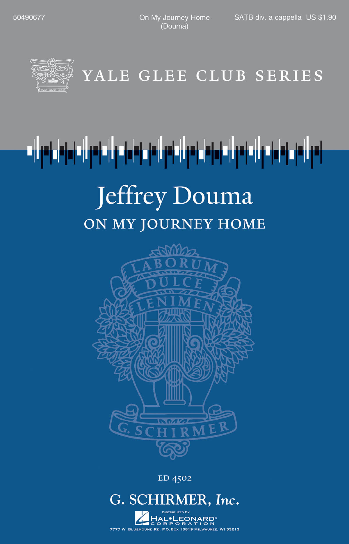 On My Journey Home: SATB: Vocal Score