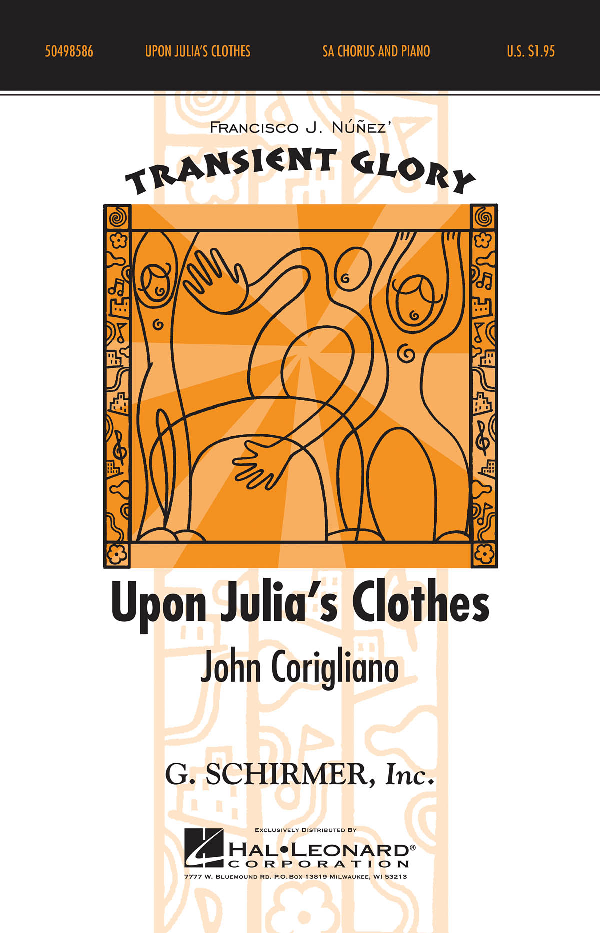 Francisco J. Nez: Upon Julia's Clothes: 2-Part Choir: Vocal Score