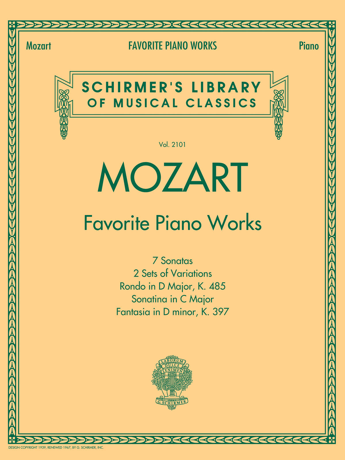Wolfgang Amadeus Mozart: Mozart - Favorite Piano Works: Piano: Instrumental