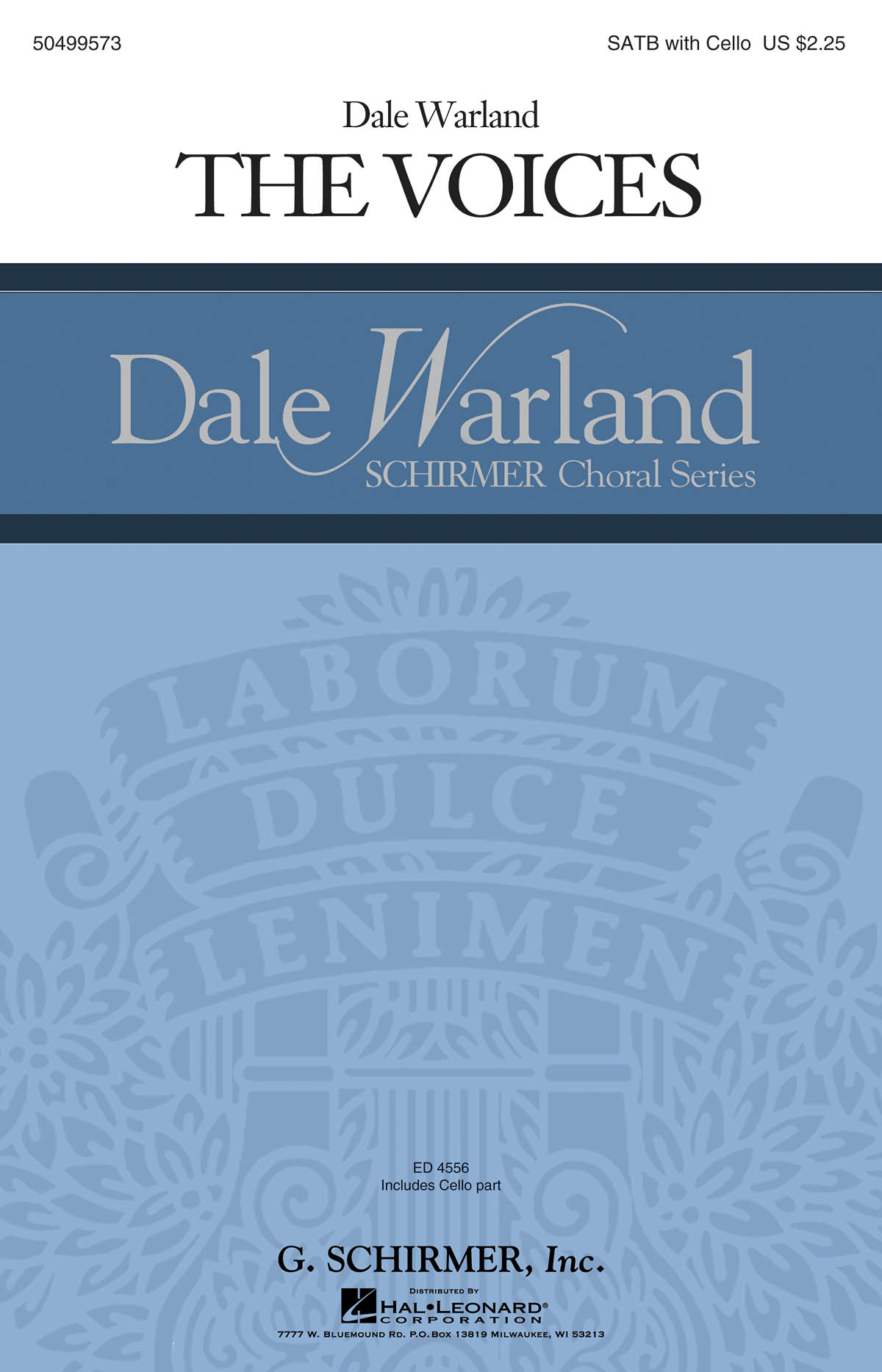 Dale Warland: The Voices: SATB: Vocal Work