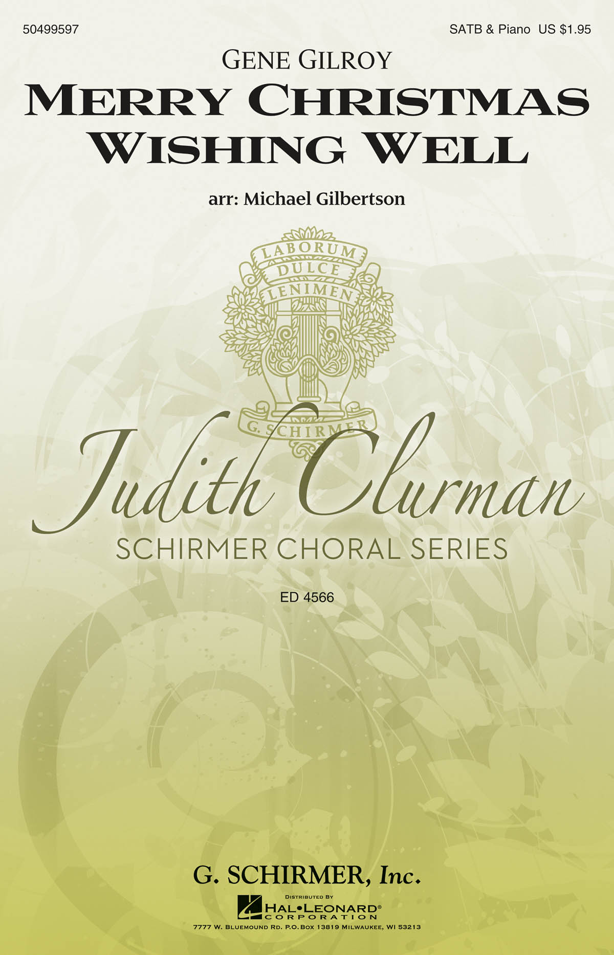 Michael Gilbertson Judith Clurman: Merry Christmas Wishing Well: SATB: Vocal