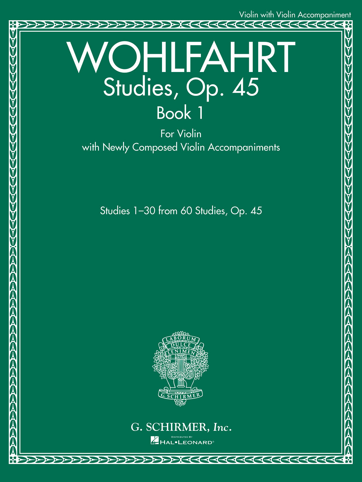 Franz Wohlfahrt: Studies  Op. 45 - Book I: Violin: Instrumental Album