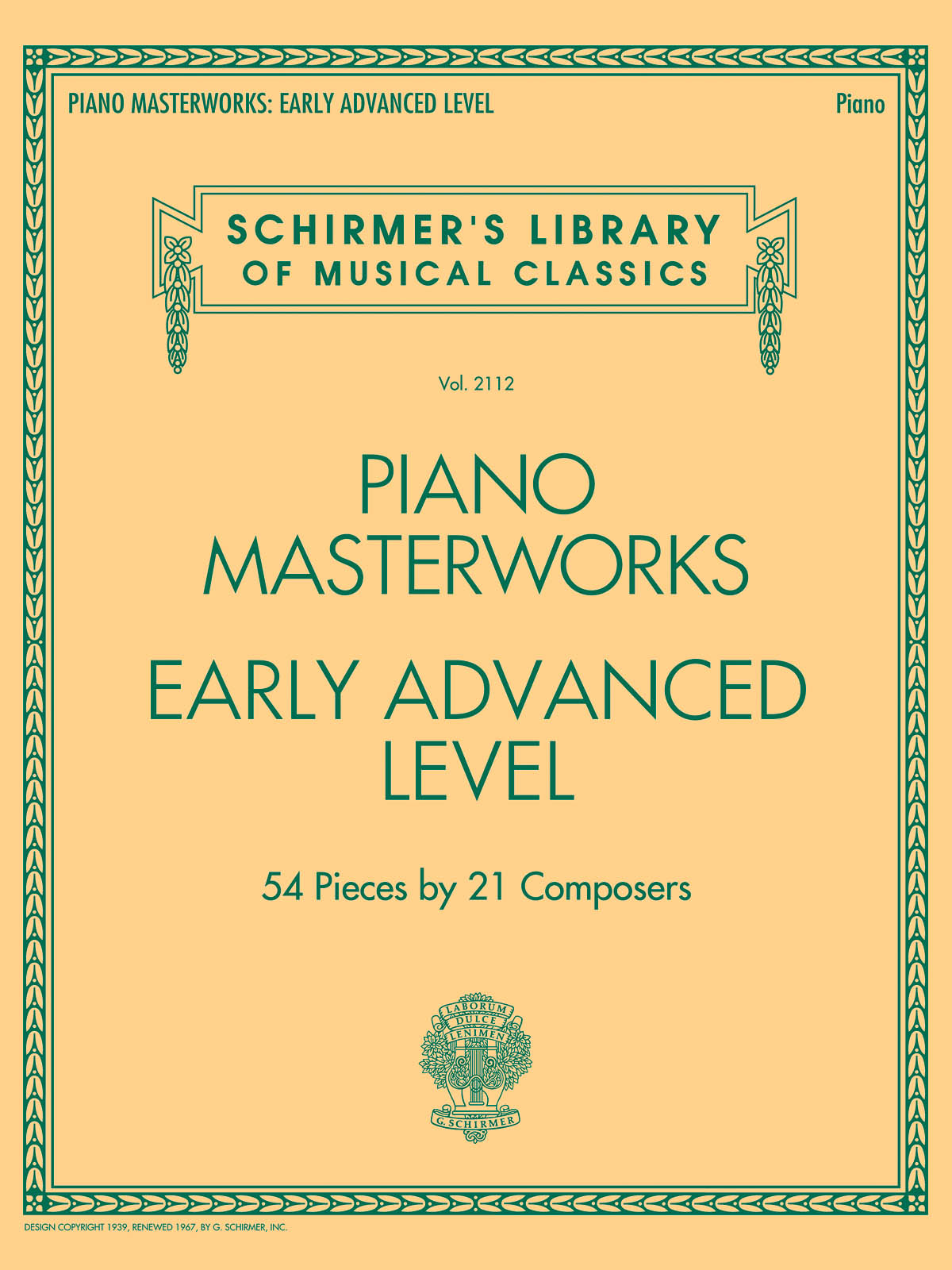 Piano Masterworks - Early Advanced Level: Piano: Instrumental Album
